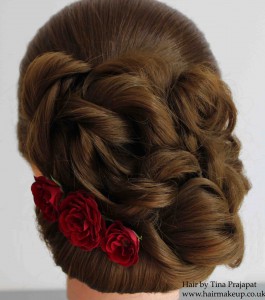 Roll with ruffle side flowers