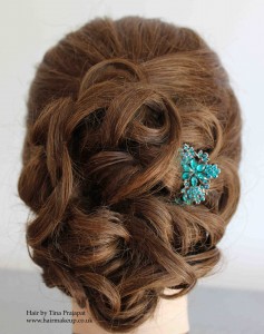bridal hair up