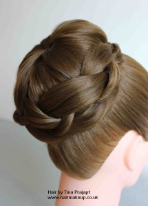 plait and bun 