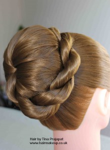 rope braid bun 
